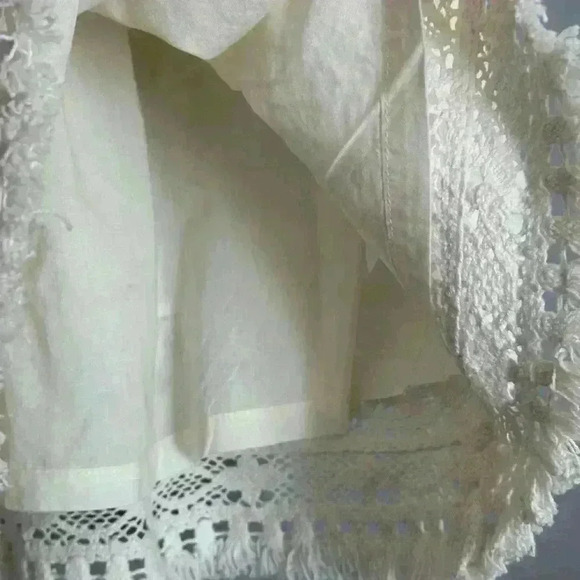 American Eagle Outfitters Cream Off Shoulders Dress (Y9) - Picture 8 of 10